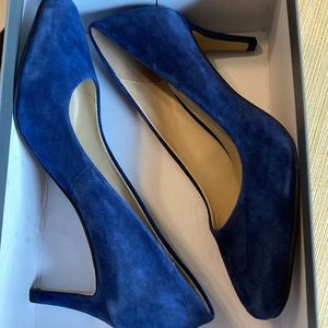 Blue suede shoes!